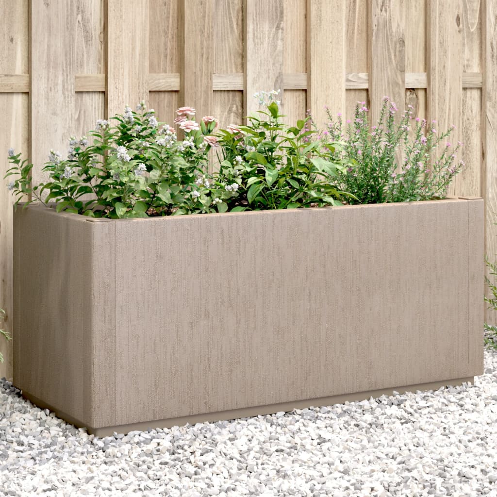 plantekasse 80x36x35 cm PP brun