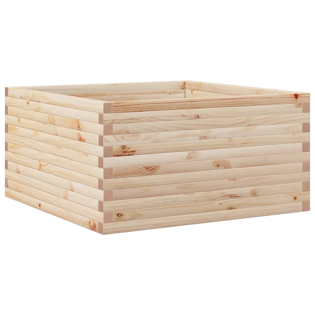 plantekasse 90x90x46 cm massivt fyrretræ