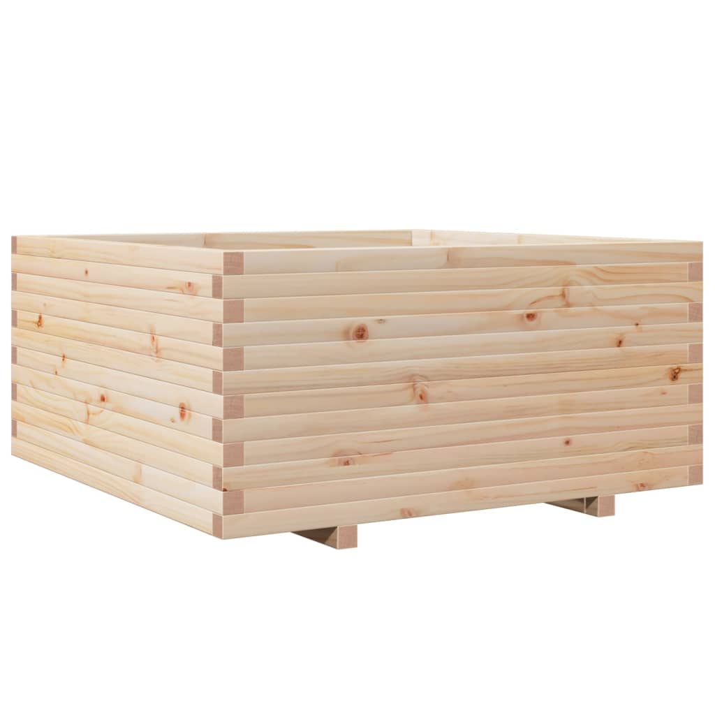 plantekasse 100x100x49,5 cm massivt fyrretræ