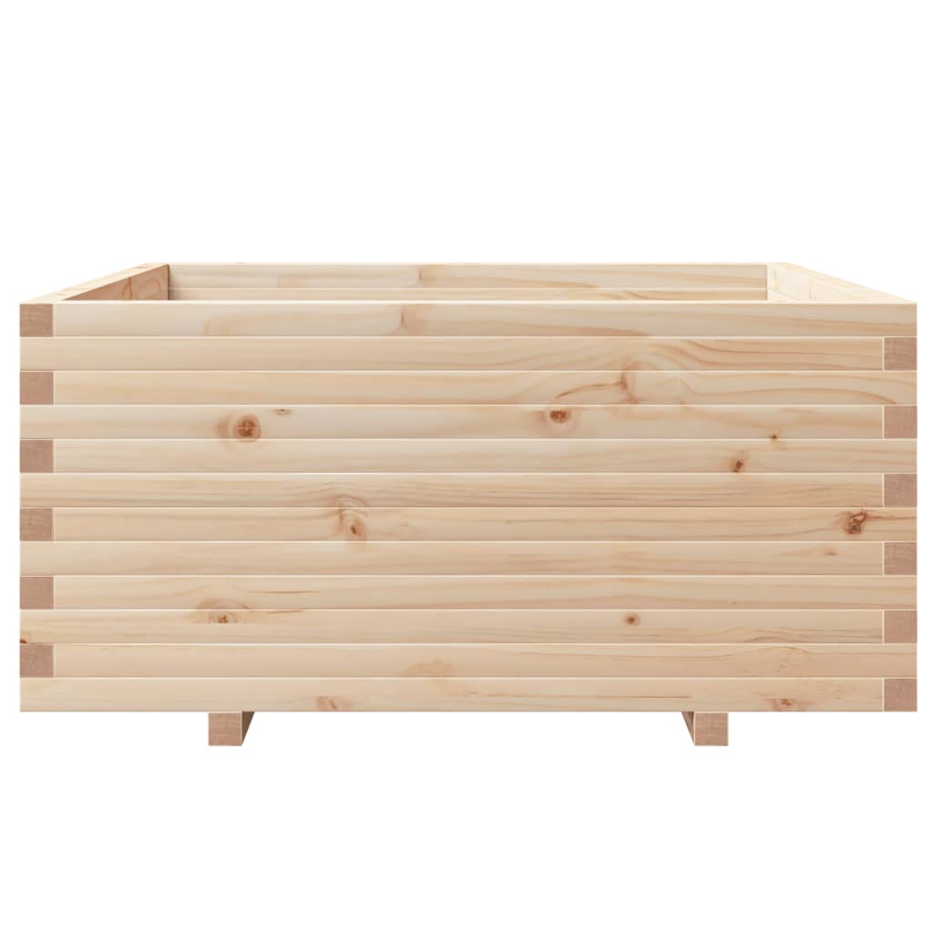 plantekasse 100x100x49,5 cm massivt fyrretræ