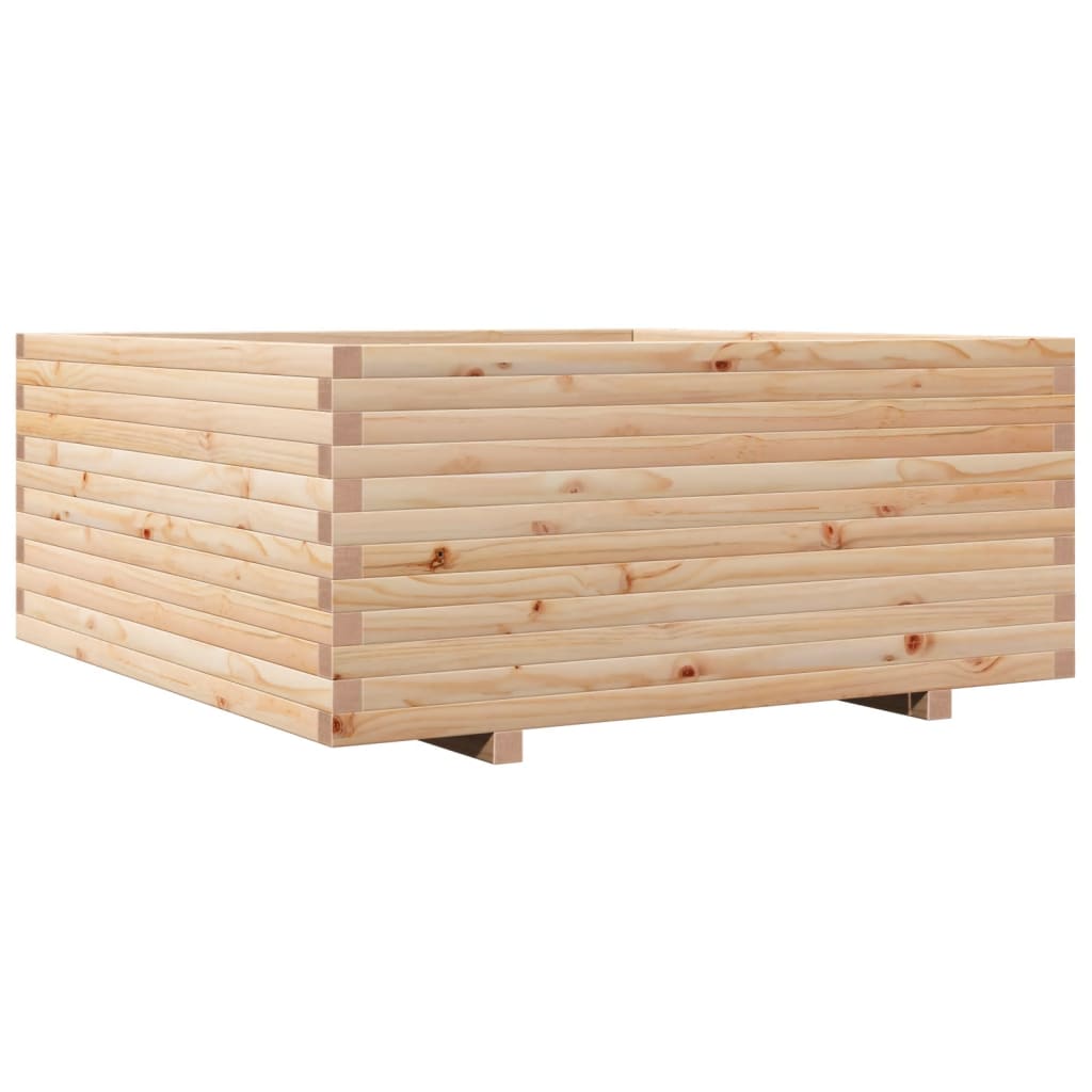 plantekasse 110x110x49,5 cm massivt fyrretræ