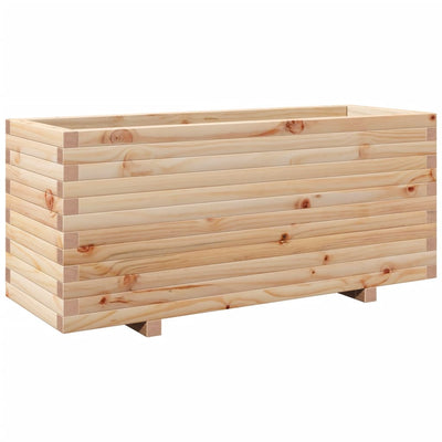 plantekasse 110x40x49,5 cm massivt fyrretræ