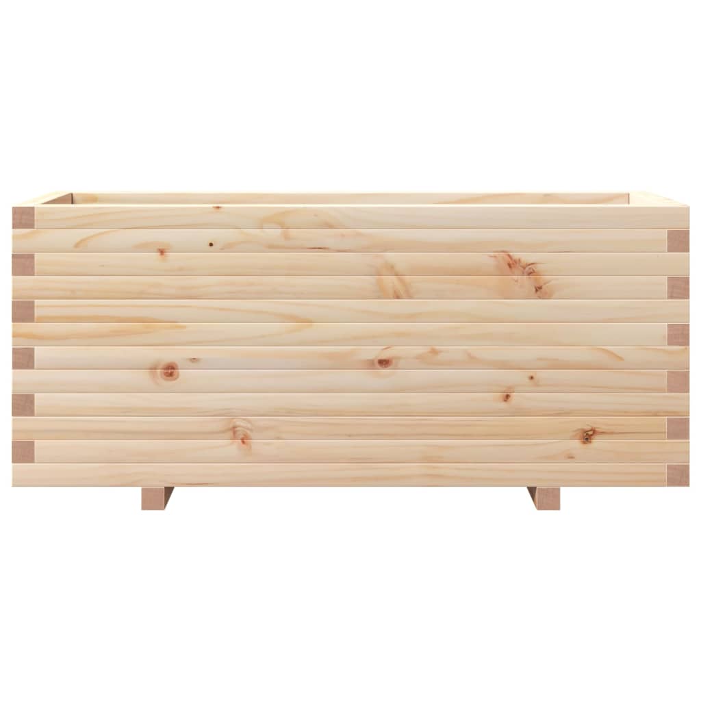 plantekasse 110x40x49,5 cm massivt fyrretræ