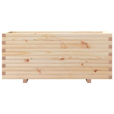 plantekasse 110x40x49,5 cm massivt fyrretræ