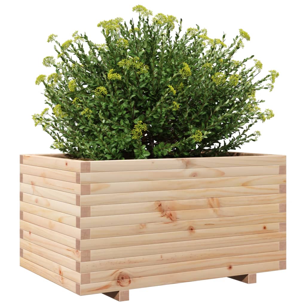 plantekasse 90x60x49,5 cm massivt fyrretræ