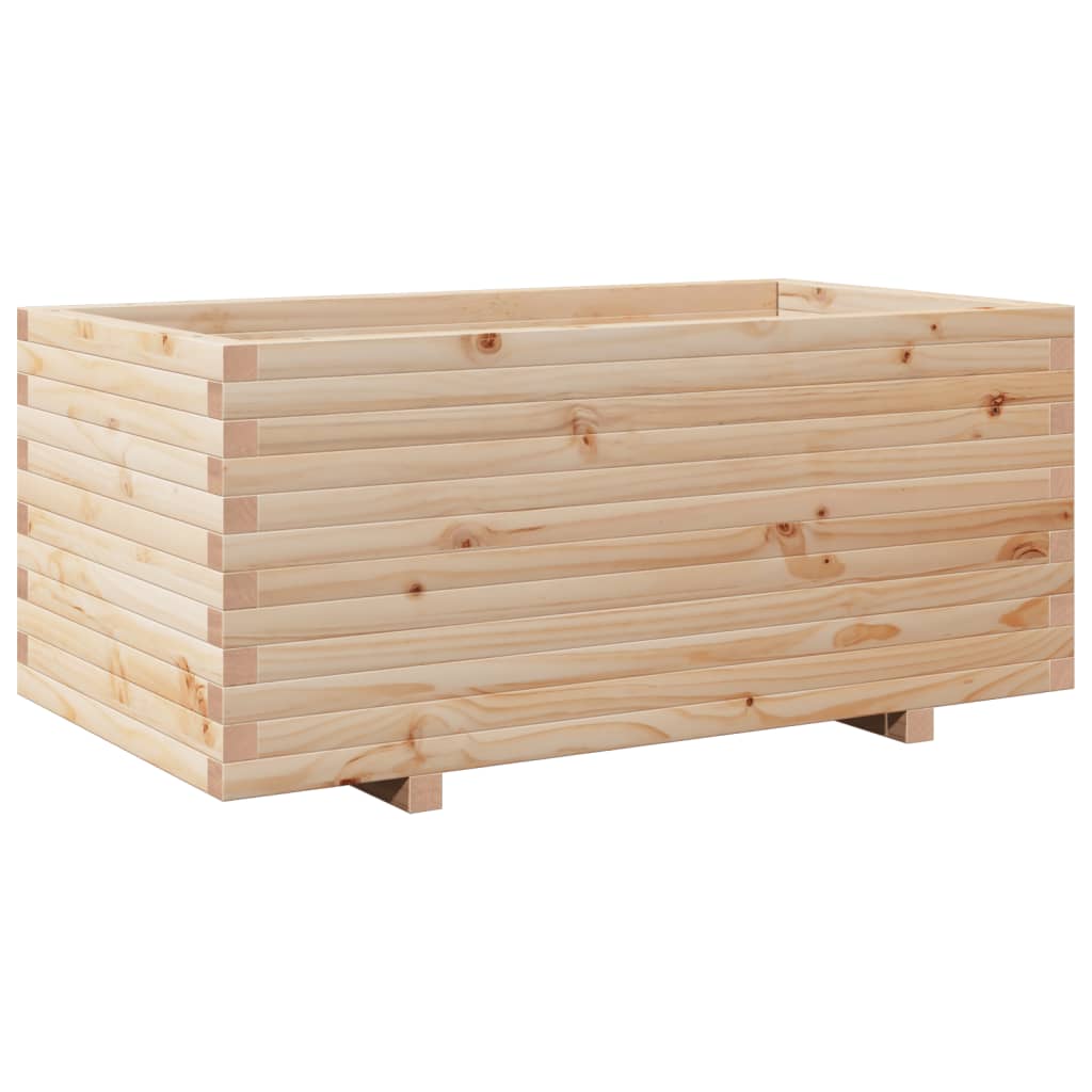 plantekasse 110x60x49,5 cm massivt fyrretræ