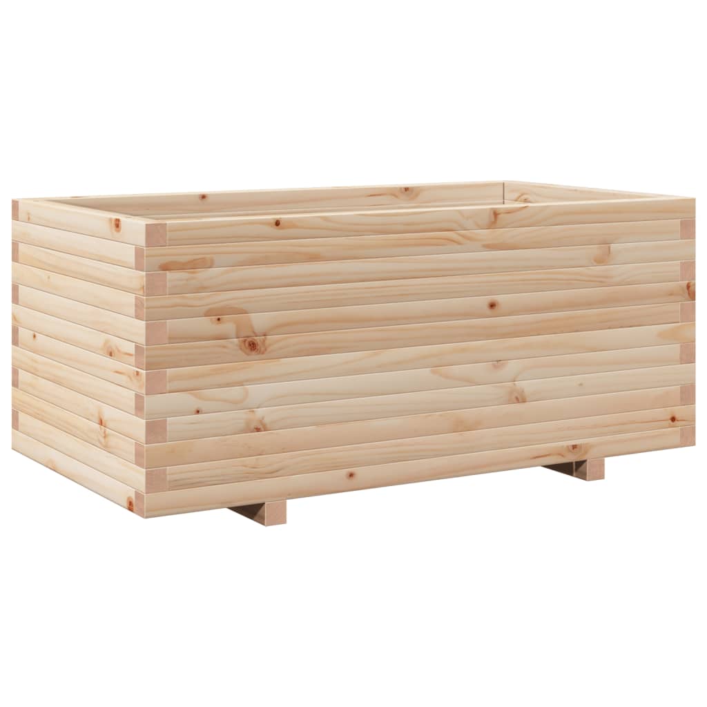 plantekasse 110x60x49,5 cm massivt fyrretræ