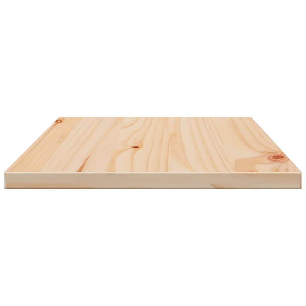 bordplader 2 stk. 60x30x1,7 cm rektangulær massivt fyrretræ