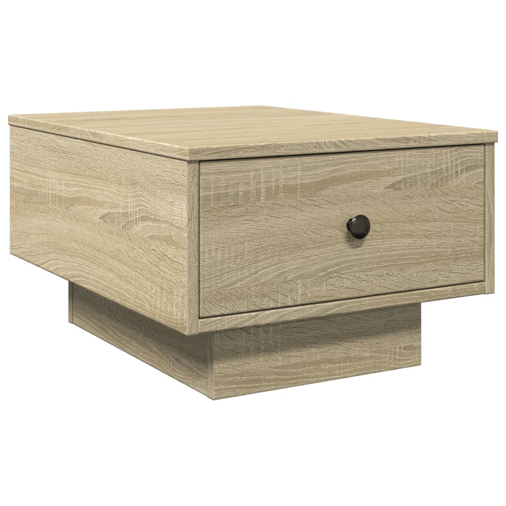 sofabord 60x45x31 cm konstrueret træ sonoma-eg