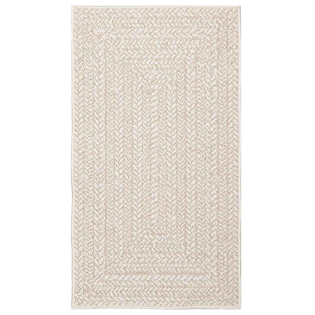 gulvtæppe ZIZUR 60x110 cm jute-look indendørs og udendørs