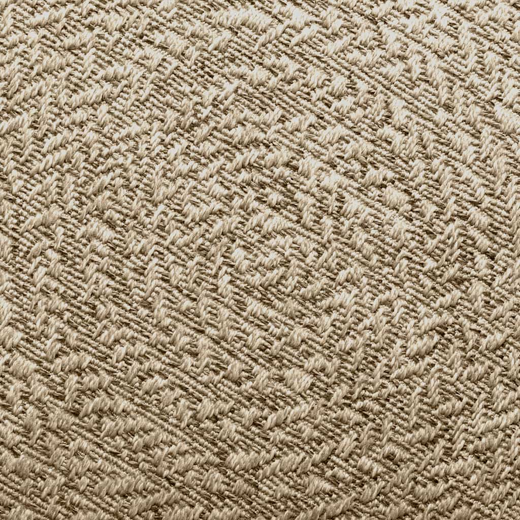 gulvtæppe ZIZUR beige 100x200cm jute-look indendørs og udendørs