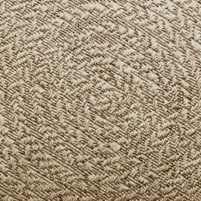 gulvtæppe ZIZUR beige Ø 160 cm jute-look indendørs og udendørs