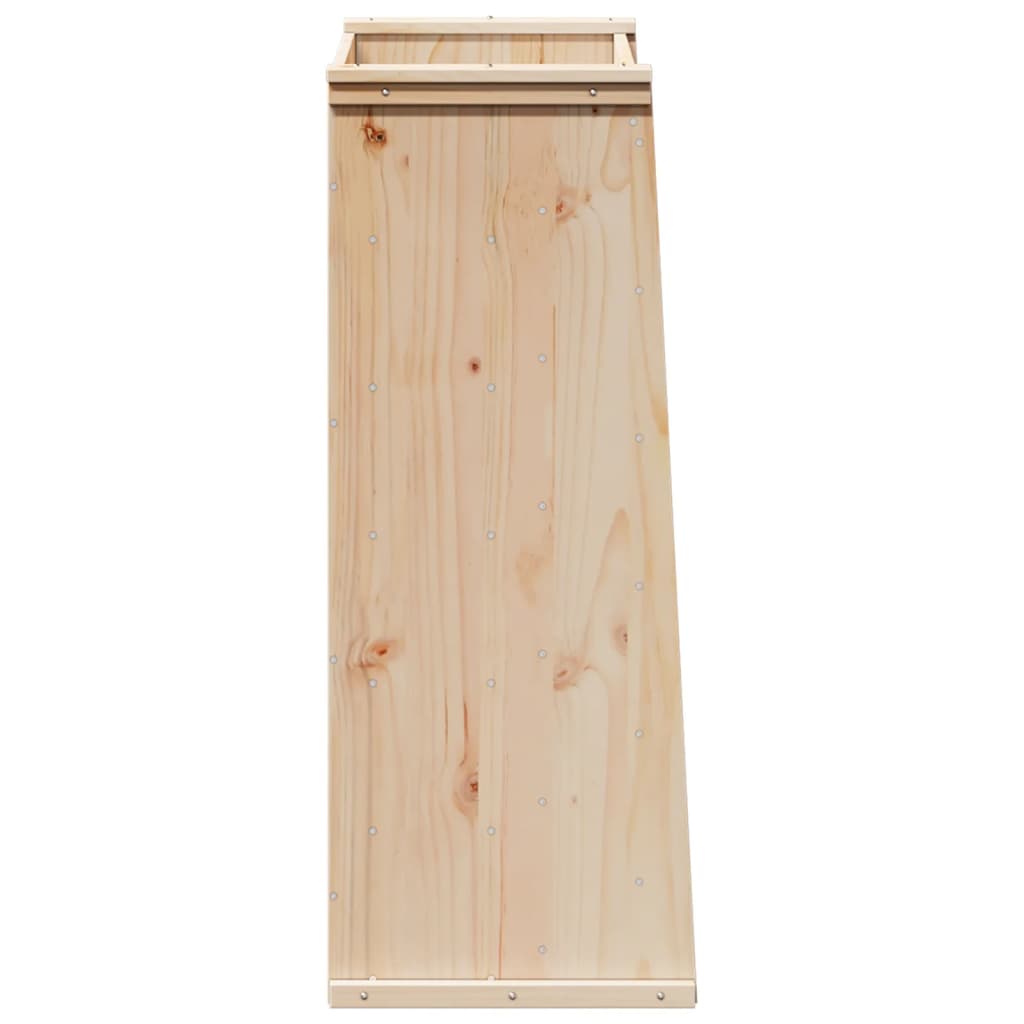 plantevæg 69x40x101,5 cm 6 niveauer massivt fyrretræ