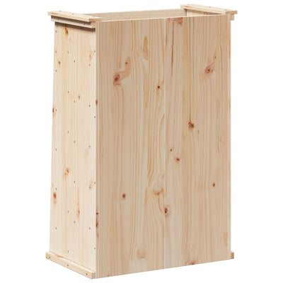 plantevæg 69x40x101,5 cm 6 niveauer massivt fyrretræ