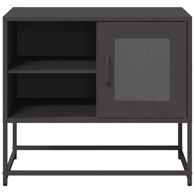 tv-bord 68x39x60,5 cm stål sort