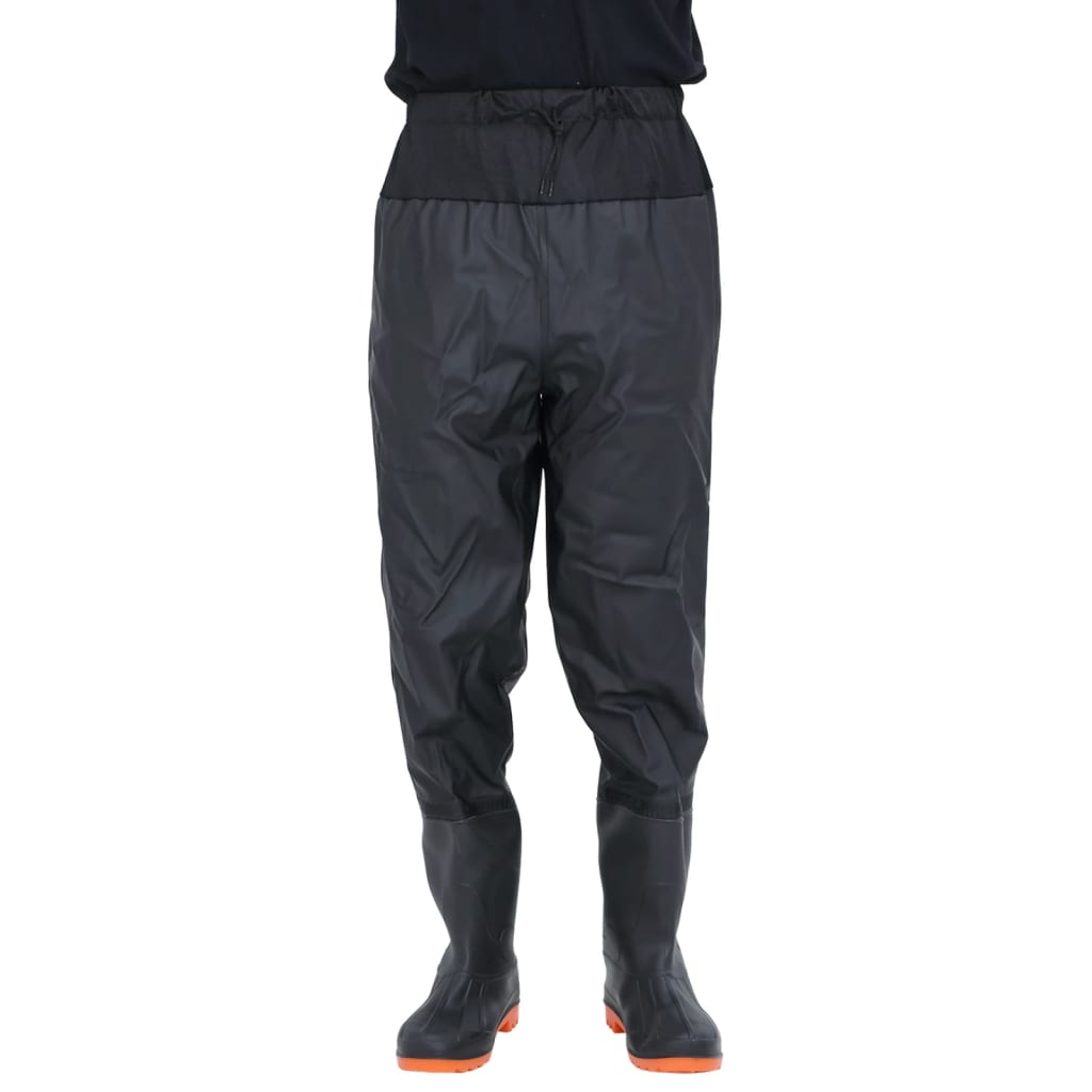 waist waders med støvler str. 43 sort