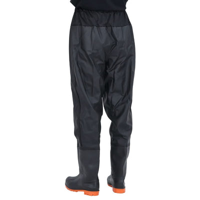 waist waders med støvler str. 46 sort