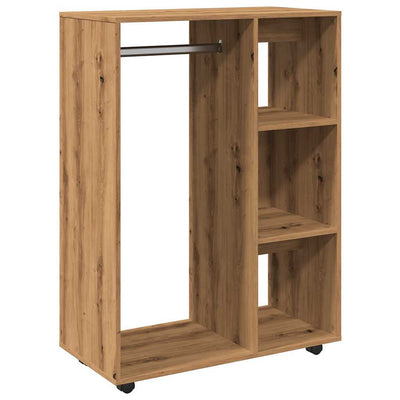 garderobe 80x40x110 cm konstrueret træ kunsteg