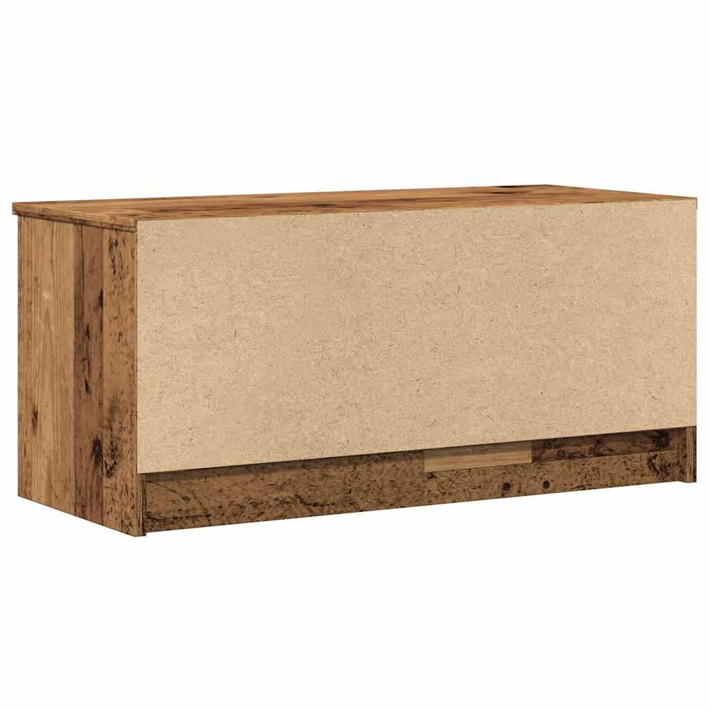 tv-borde 2 stk. 80x35x36,5 cm konstrueret træ gammelt trælook