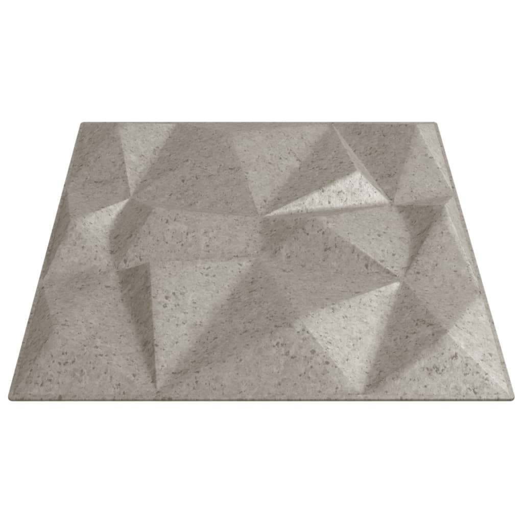 vægpaneler 12 stk. 50x50 cm 3 m² XPS diamant beton