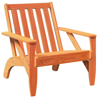 Adirondack-havestol 75x77x77 cm massivt fyrretræ gyldenbrun