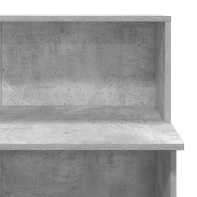 receptionsskranke 100x50x103,5 cm konstrueret træ beton grå