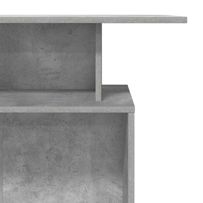 receptionsskranke 100x40x104 cm konstrueret træ beton grå