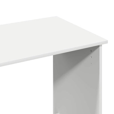 skrivebord 102x50x75 cm konstrueret træ hvid