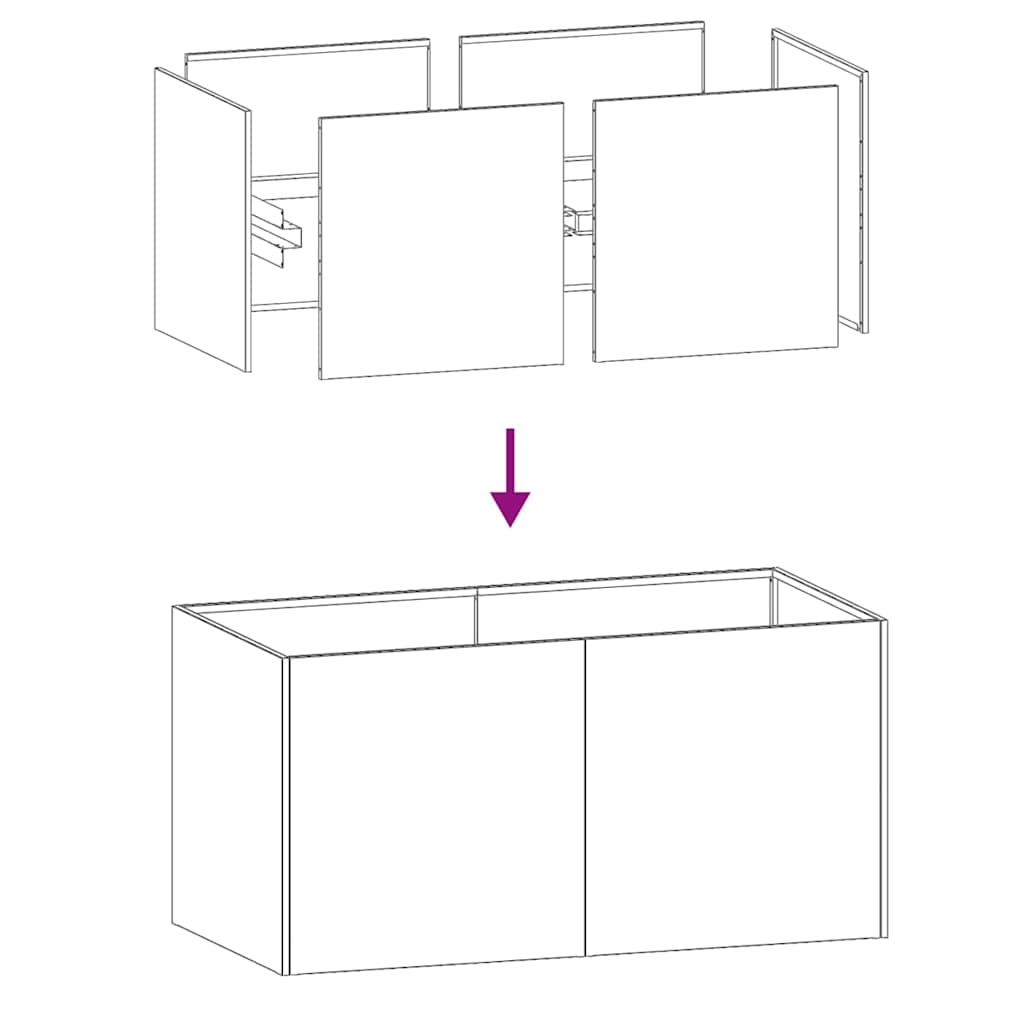 plantekasse hvid 80x40x40 cm koldvalset stål