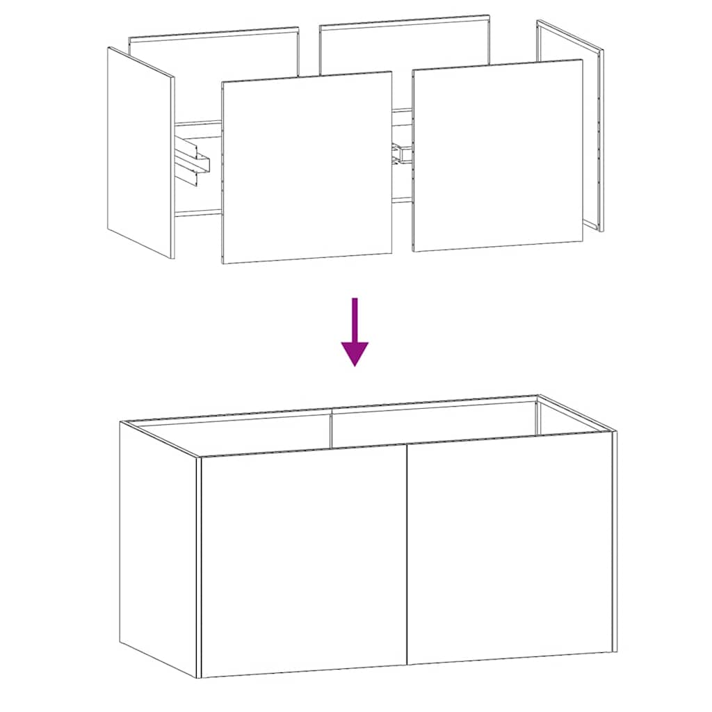 plantekasse antracitgrå 80x40x40 cm koldvalset stål