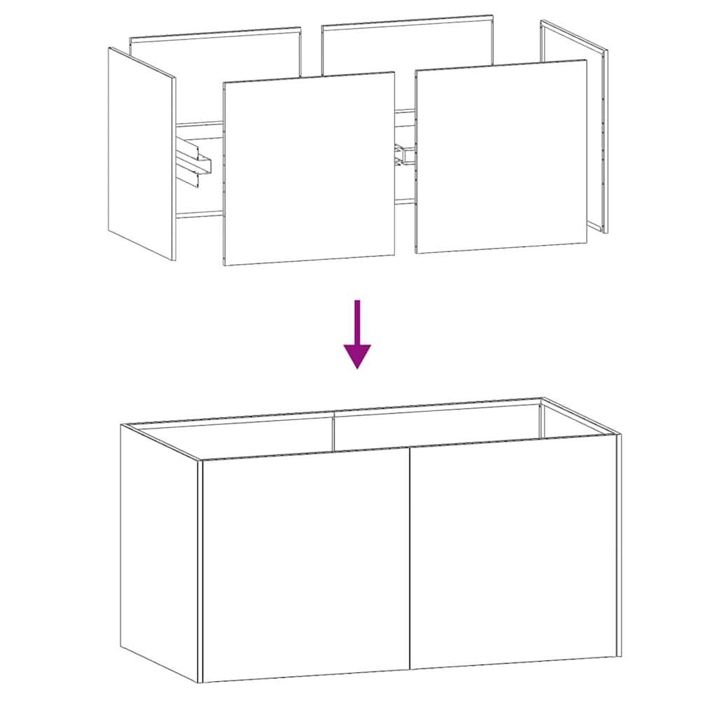 plantekasse 80x40x40 cm galvaniseret stål