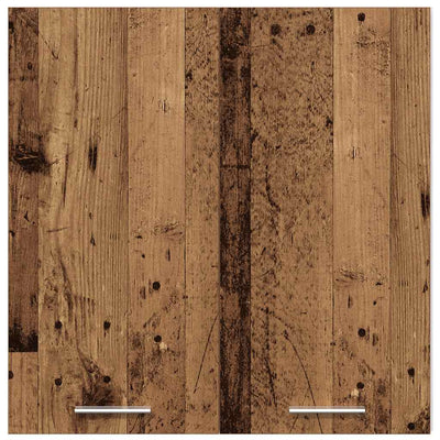 vægskab til køkken 60x31x60 cm konstrueret træ antikt træ
